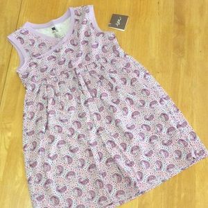 NWT. Tea Collection cross-front sleeveless dress
